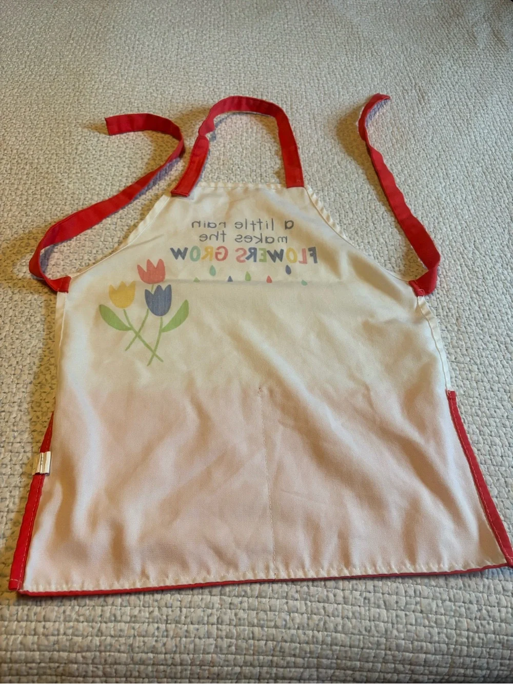 Kids Craft Cooking Flowers Grow Apron